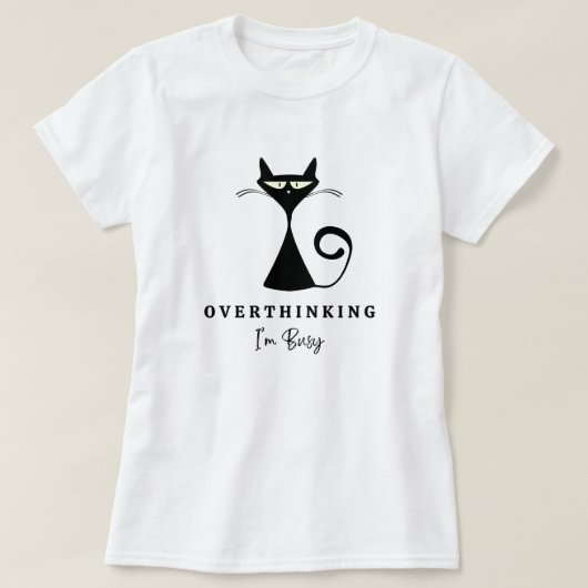 暗クールい自分を考え過ぎるバ忙しック Tシャツ (デザイン正面)