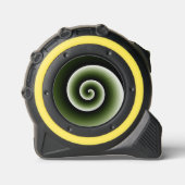 暗コンテンポラリーい深い緑のスタイリッシュ回転パターン メジャー (正面)