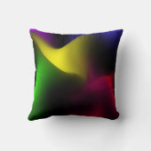 暗サイケデリック波 クッション (裏面)