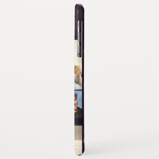 暗パーソナライズされたい大理石にフォトコラージュ7 Case-Mate iPhoneケース (裏面/左)