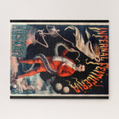 暗ビクトリアン魔法法広告 ジグソーパズル (横)