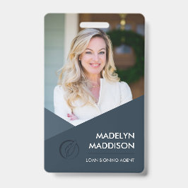 暗ミニマルいAzureフォト公証人署名エージェントBadg バッジ