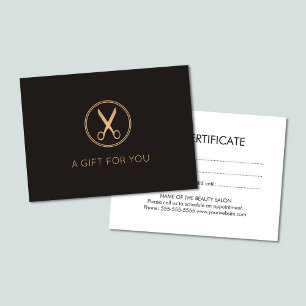 暗ミニマルエレガントフェイク金ゴールド円シザー