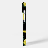 暗モダンいパーソナライズされた果実夏の模様 Case-Mate iPhoneケース (裏面 / 左)