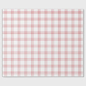 暗モダンいプ赤と白ライド |大きいパターン| ラッピングペーパー (フラット)