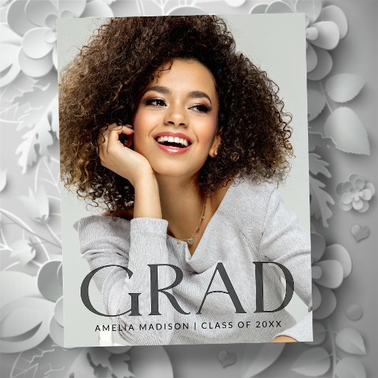 暗モダンはっきりした透明文字グラッド写真 ポストカード