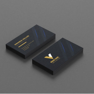 暗モダンエレガント 名刺