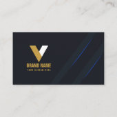 暗モダンエレガント 名刺 (裏面)