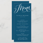 暗モダン色のスクリプト メニュー (正面/裏面)