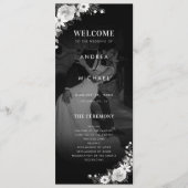 暗モダン色の消えた写真ゴシックフローラ結婚ズ プログラム (正面)