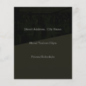 暗モダン色ジムトレーナー チラシ (裏面)