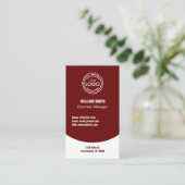 暗モダン色 名刺 (スタンド正面)