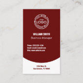 暗モダン色 名刺 (正面)