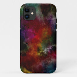 暗ユニーク色の虹色iPhoneケース iPhone 11 ケース