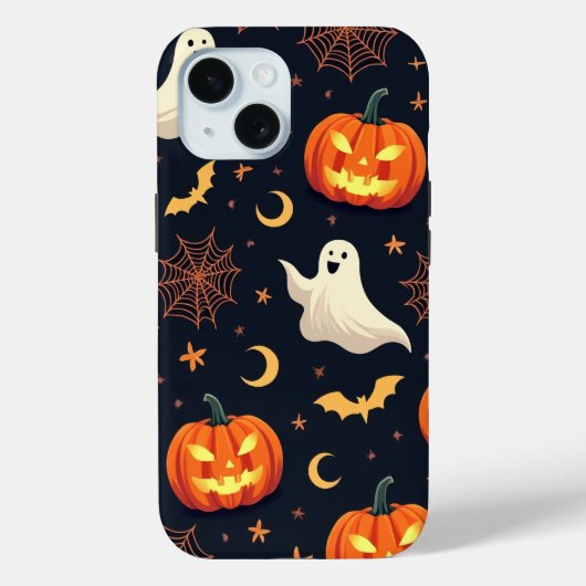 暗不気味いiPhoneケースのハロウィーングロー Case-Mate iPhoneケース (裏面)