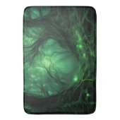 暗不気味緑の森 バスマット (正面縦)