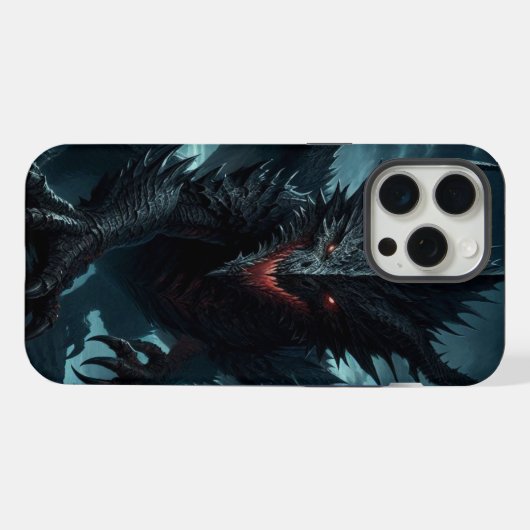 暗中竜 iPhoneケース (裏面横)