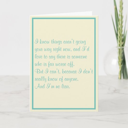 暗予測できなく紆余曲折のある対応カード カード (正面)