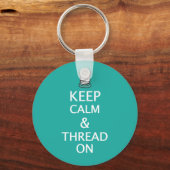 暗保いスレッドを落ち着ける キーホルダー (正面)