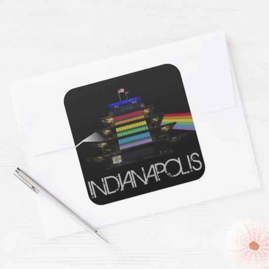 暗側tRIANGLE スクエアシール (封筒)