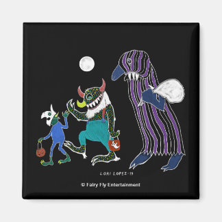 暗句：影の時間 |ハロウィーン俳句 マグネット