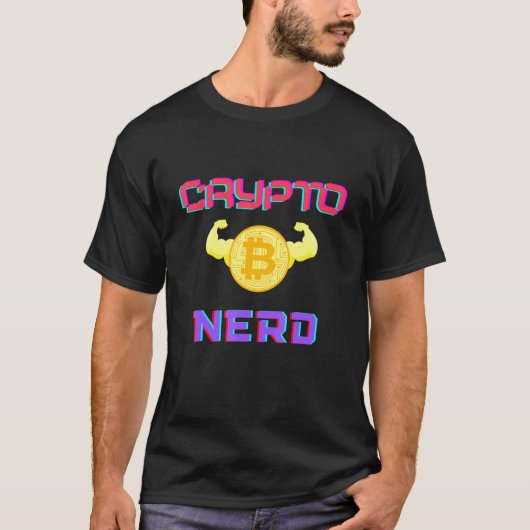 暗号おたく – 暗号通貨 – - Bitcoin - Tシャツ (正面)
