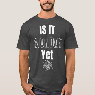 暗号おもしろいは月曜日だが暗号でカッコいいある Tシャツ