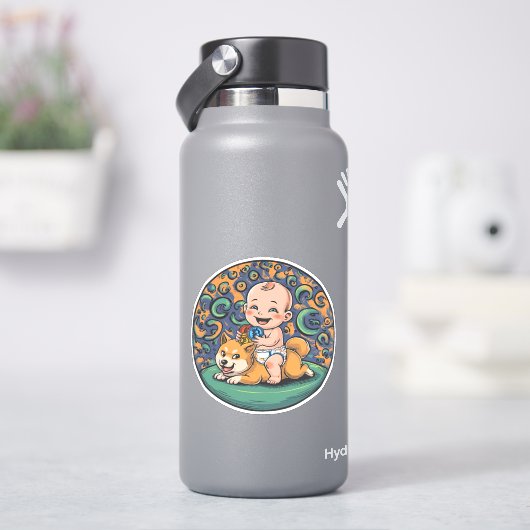 暗号おもしろいベビー シール (HydroFlask)