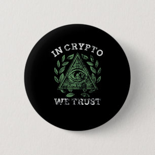 暗号ではBitcoin Cryptocurrencyを信頼する 缶バッジ