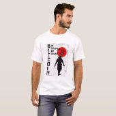 暗号で私たちは信頼する – Bitcoin Samurai Tシャツ (正面フル)