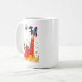 暗号と株式市場のユーモア コーヒーマグカップ (正面左)
