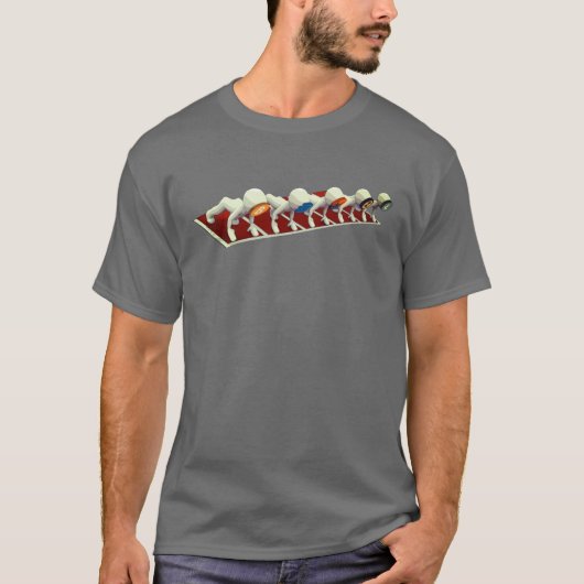 暗号の競争のティー Tシャツ (正面)