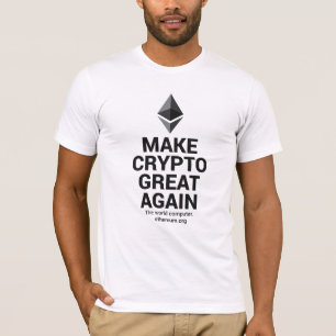 暗号の素晴らしいエーテルのTシャツを再度作って下さい Tシャツ