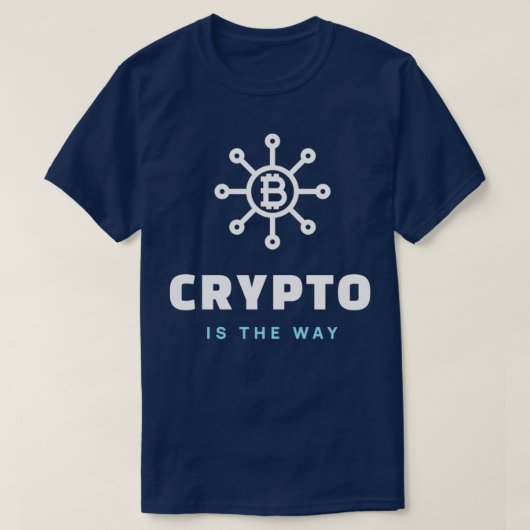 暗号は方法デイトレーダーデザイン1 Tシャツ (デザイン正面)