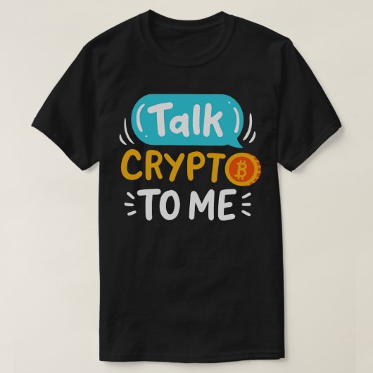 暗号を私に話す Tシャツ (デザイン正面)