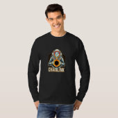 暗号インターネットマネーチェーンリンク暗号通貨Ast Tシャツ (正面フル)