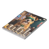 暗号コインを持つ犬 ノートパッド (回転)