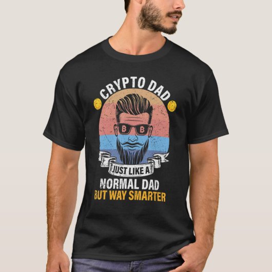 暗号パパBitcoin BTC定義Normaと同様 Tシャツ (正面)