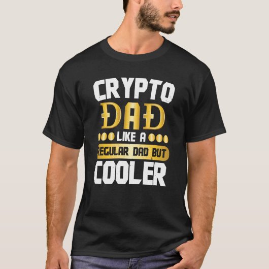 暗号パパCryptocurrency Blockchainトレーダ最高のーD Tシャツ (正面)
