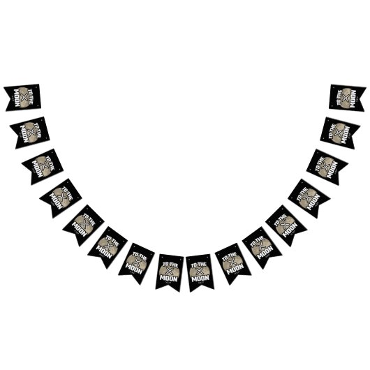 暗号ミーム- XRP月へ – XRP暗号通貨 バンティングフラッグ (全)