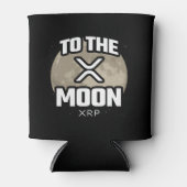 暗号ミーム- XRP月へ – XRP暗号通貨 缶クーラー (正面)