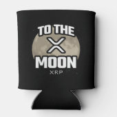 暗号ミーム- XRP月へ – XRP暗号通貨 缶クーラー (裏面)