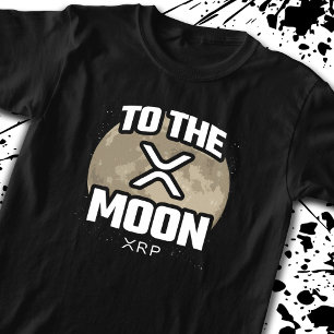暗号ミーム- XRP月へ – XRP暗号通貨 Tシャツ
