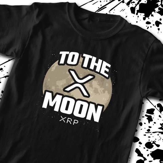 暗号ミーム- XRP月へ – XRP暗号通貨 Tシャツ