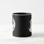 暗号ミームXRP暗号通貨かわいい宇宙飛行士ムーン マグカップ (中央)