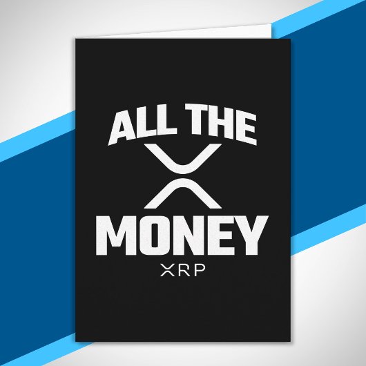暗号ミームXRP Cryptocurrency All The Money引用文 カード