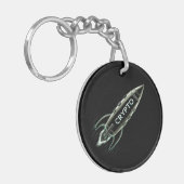 暗号ロケット キーホルダー (正面左)