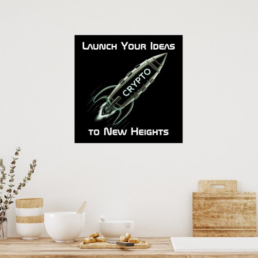 暗号ロケット ポスター (キッチン)