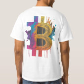 暗号信者:ビットコイン** Tシャツ (裏面)