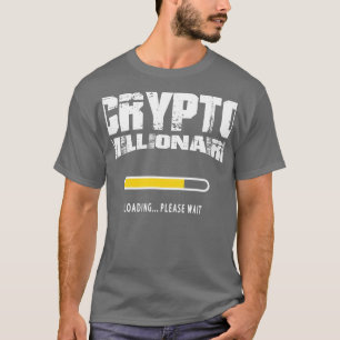 暗号億万長者のブロックチェーン取引 Tシャツ